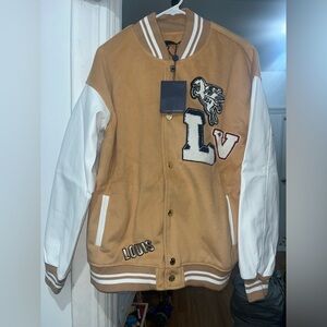 Louis Vuitton Camel and Cream Jacket